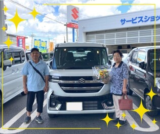 スペーシアカスタムご納車させていただきました☆彡
