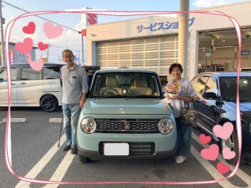 ラパンご納車させていただきました☆彡