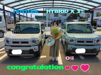 ハスラー　HYBRRID X　O様　納車式