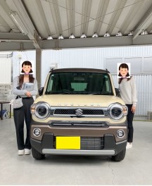 I様　ハスラーご納車おめでとうございます
