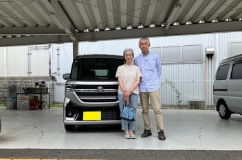 Y様　スペーシアカスタム　ご納車おめでとうございます