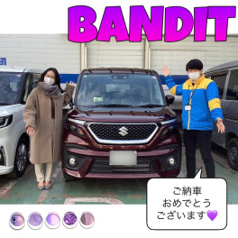 新車ソリオバンディッド御納車式です♫
