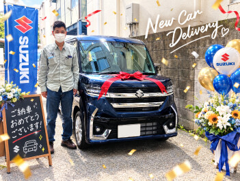 スペーシアカスタムをご納車致しました！