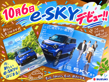 くらし晴れやか！軽EV 新型「e SKY」誕生！