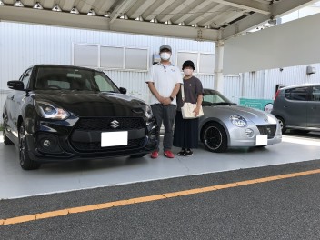 N様　スイフトスポーツご納車おめでとうございます！