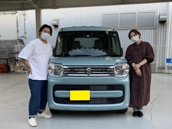 N様　スペーシアご納車おめでとうございます！