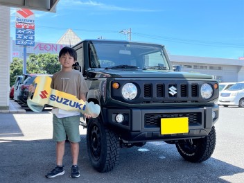 成田市にお住いのN様に、ジムニー OFF-ROAD PKG.をご納車いたしました。