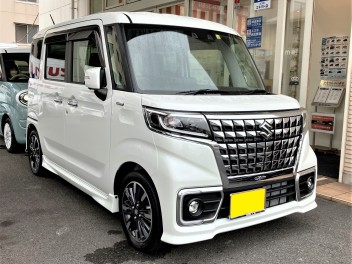 君津市にお住いのS様に、スペーシアカスタムをご納車いたしました。