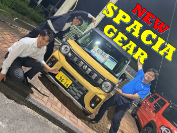 ９月最後です！新型スペーシアギア大好評☆