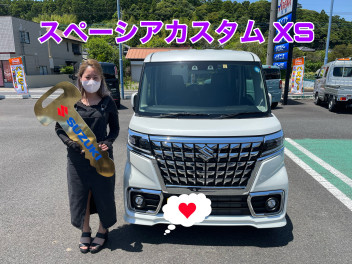 スペーシアカスタムご納車です(*^^*)