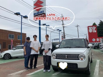 ラパンご納車です