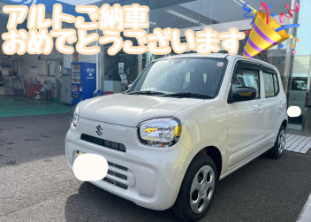 アルトご納車させていただきました☆