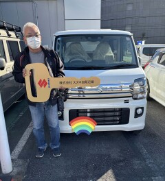 エブリイワゴンを納車しました☆彡