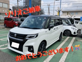 ソリオＳＺご納車いたしました！☆