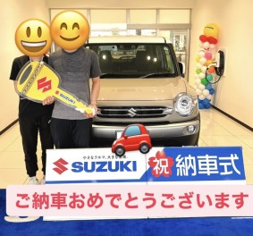 クロスビーご納車おめでとうございます！