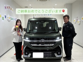 スペーシアカスタムのご納車おめでとうございます！！