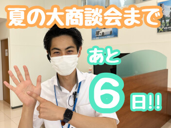 【あと６日！】夏の大商談会は１７日(土)から★