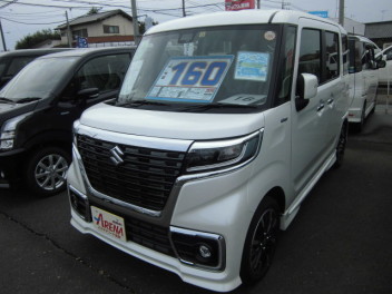 お得な一台！スペーシアカスタムＸＳ　デュアルセンサーブレーキ搭載車