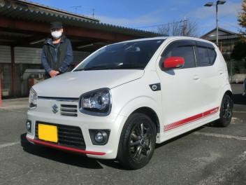本日は、アルトターボＲＳのご納車、誠にありがとうございました!!