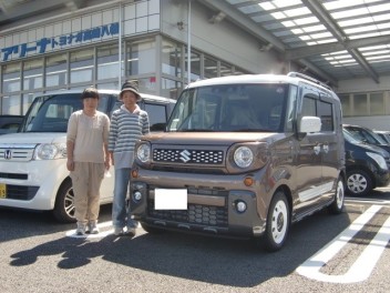 スペーシアギアマイスタイルのご納車、おめでとうございます!!