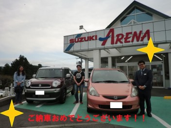 クロスビーを納車しました！！