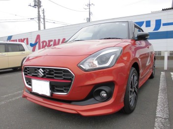 スイフト☆フレイムオレンジパールメタリック　2トーンルーフ