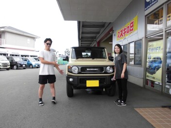 ジムニーご納車させていただきました