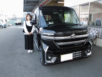 スペーシアカスタムご納車させていただきました