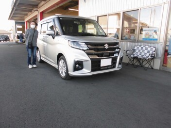 新型ソリオご納車させていただきました