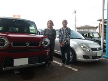 新型ハスラー　ご納車いたしました！！