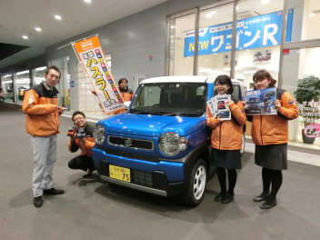 新型ハスラー発売！本日より試乗車も名取店に登場です！！