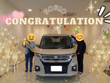 ソリオご納車おめでとうございます☆