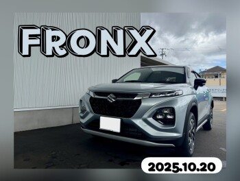 フロンクスご納車です！！