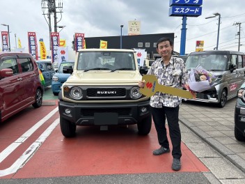 S様にジムニーシエラをご納車させて頂きました