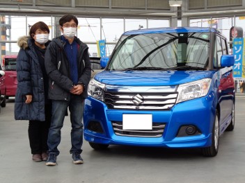 ソリオご納車おめでとうございます！