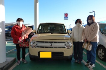 ラパンのご納車、おめでとうございます！