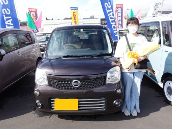 日産　モコのご納車、おめでとうございます！