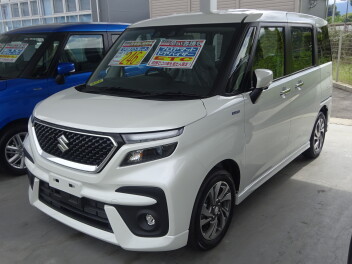 即納できる新車のご紹介②　ソリオバンディッド HYBRID SV 全方位カメラ付ナビ