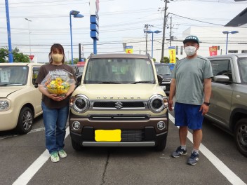 本日Y様にハスラー納車しました！