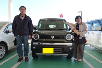 ハスラー　タフワイルドのご納車、おめでとうございます！