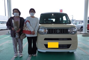 ワゴンＲスマイルのご納車、おめでとうございます！
