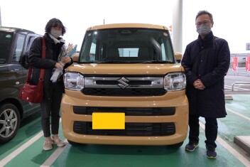 スペーシアのご納車、おめでとうございます！