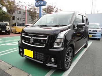 新車ワゴンＲスティングレー納車しました