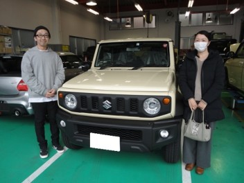 新車ジムニーシエラ納車しました