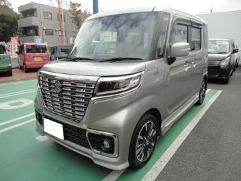 新車スペーシアカスタム納車しました。