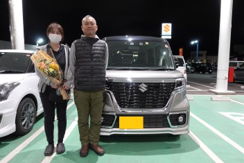 スペーシアカスタムのご納車、おめでとうございます！