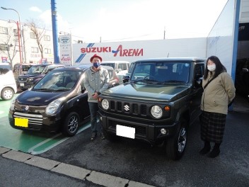 新車ジムニー納車しました