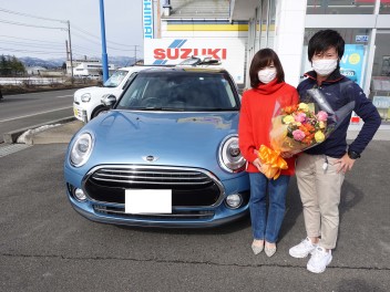 ＭＩＮＩ　クラブマンのご納車、おめでとうございます！