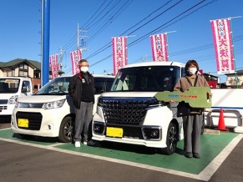 ２０２２．２月５日　T様お納車　おめでとうございます。