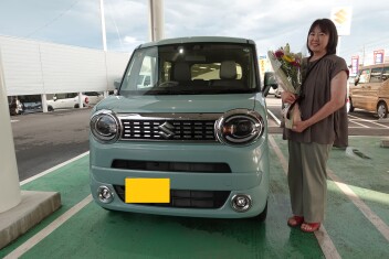 ワゴンＲスマイルのご納車、おめでとうございます！